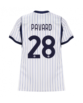 Inter Milan Benjamin Pavard #28 Maglia Gara Trasferta Repliche 2026-27 Donna Maniche Corte